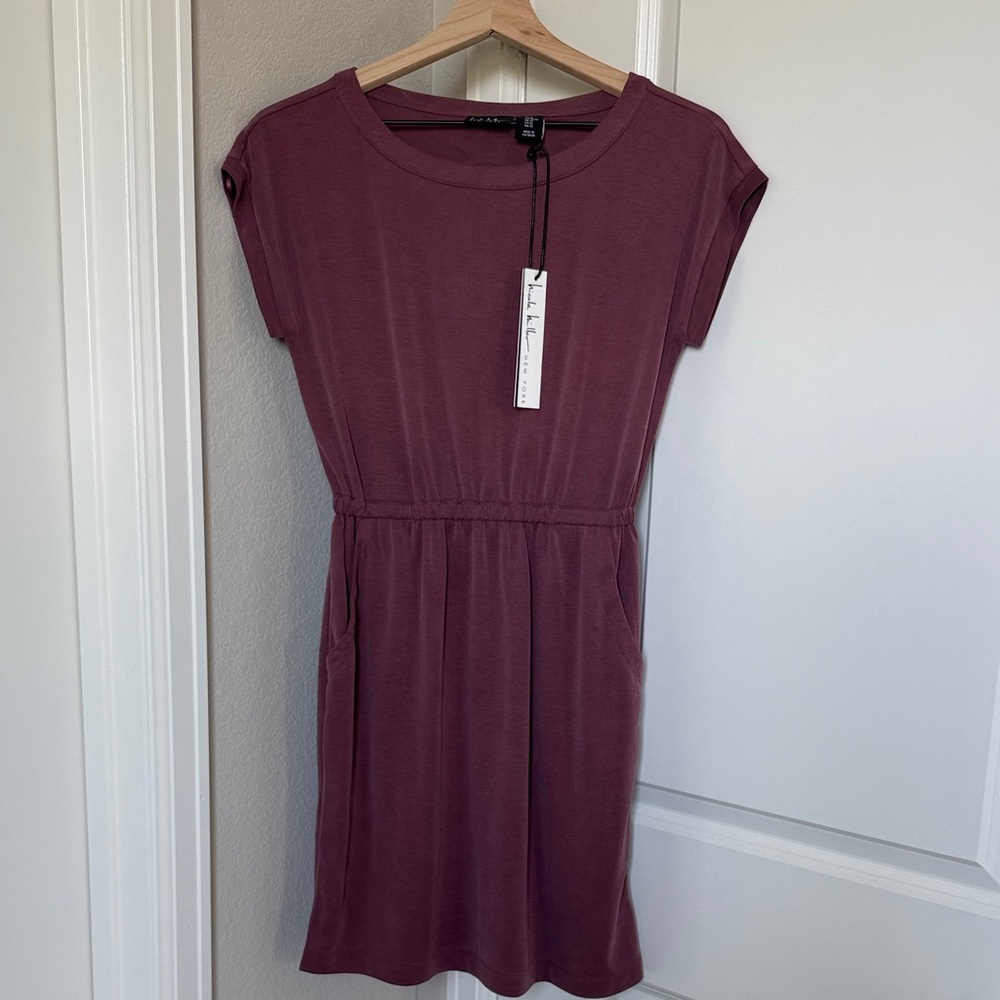 Burgundy/Wine Colored Modal Dress NWT 🍷